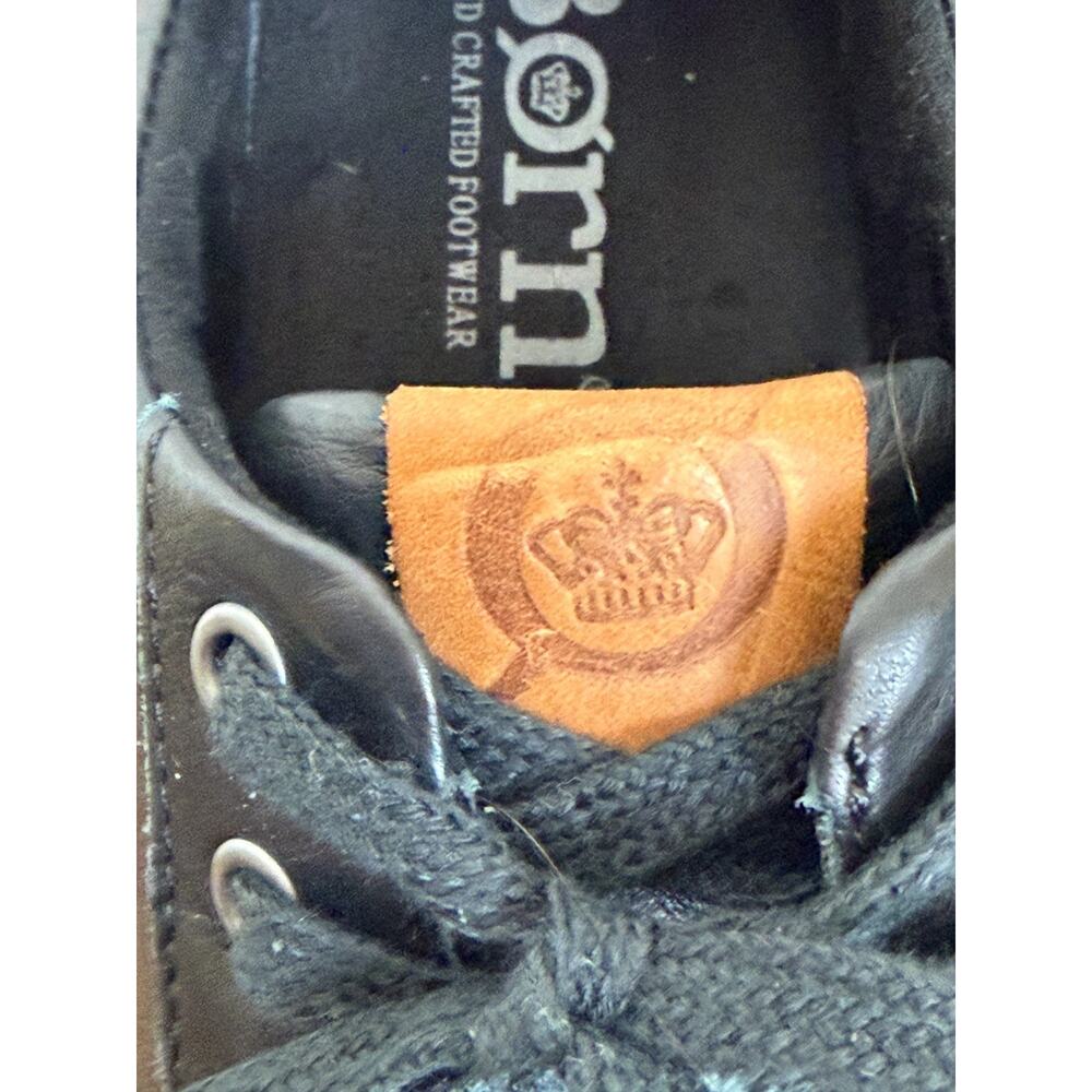 NEW In Box Born Mira BLACK Leather Sneaker US Womens 7 Comfort Tennis Shoe - Picture 8 of 10